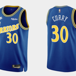 NBA Golden State Warriors #30 Stephen Curry 2022-23 Blue Basketball Jersey