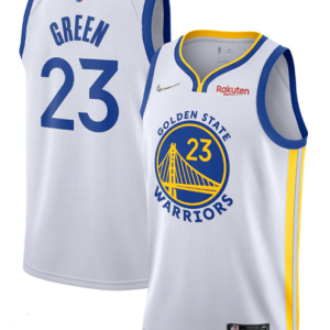 NBA Golden State Warriors #23 Draymond Green 2022 White 75th Anniversary Jersey
