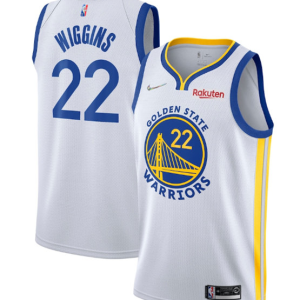 NBA Golden State Warriors #22 Andrew Wiggins 2022 White 75th Anniversary Jersey