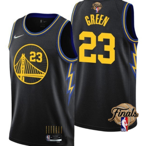 NBA Golden State Warriors #23 Draymond Green  2022 Black Finals Jersey