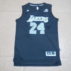 NBA Los Angeles Lakers #24 Bryant Diamond Black Jersey