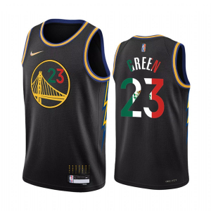 NBA Golden State Warriors #23 Draymond Green 2022 Black Special Mexico Edition Jersey