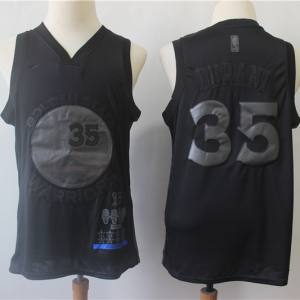 NBA Warrior 35 Kevin Durant 2019 new black MVP Honorary Edition Jersey