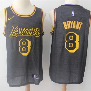 NBA Los Angeles Lakers #8 Bryant Black City Jersey