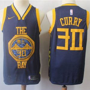 Nike Golden State Warriors City Edition Swingman #30 Curry Jersey