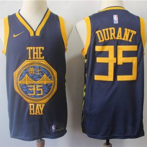 Nike Golden State Warriors City Edition Swingman #35 Kevin Durant Jersey