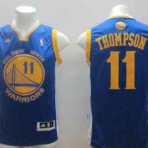 Golden State Warriors #11 Thompson Blue