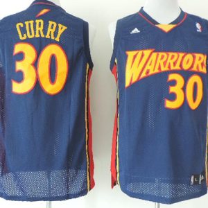 NBA Golden State Warriors #30 Curry Blue Jersey