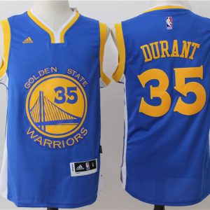 NBA Golden State Warriors #35 Durant Blue Jersey