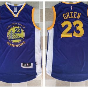 NBA Golden State Warriors #23 Green Blue Stitched Jersey--MZ