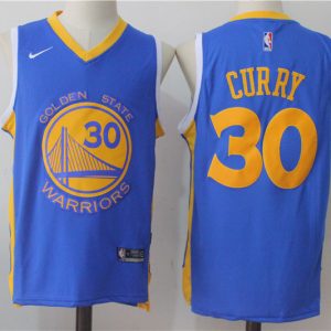 NBA Golden State Warriors #30 Curry Blue New Jersey