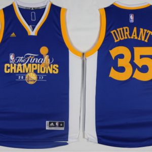 NBA Golden State Warriors #35 Durant Blue Champion Jersey