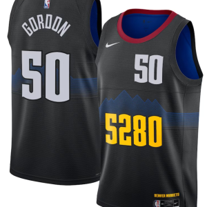 NBA Denver Nuggets #50 Aaron Gordon Black 2023 City Edition Stitched Basketball Jersey