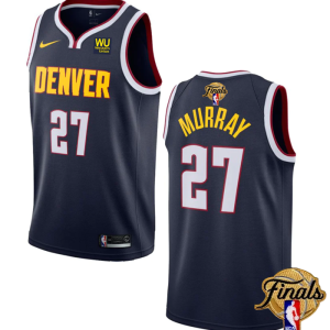 NBA Denver Nuggets #27 Jamal Murray Navy 2023 Finals Icon Edition Stitched Basketball Jersey