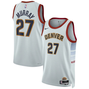 NBA Denver Nuggets #27Jamal Murray White 2022/23 City Edition Jersey