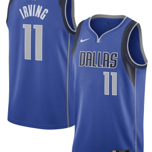 Men's Dallas Mavericks #11 Kyrie Irving Blue Icon Edition Stitched Basketball Jersey