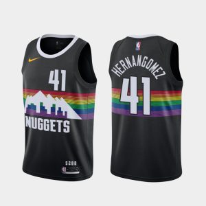 Men's NBA Denver Nuggets #41 Juan Hernangomez 2019-20 City Jersey