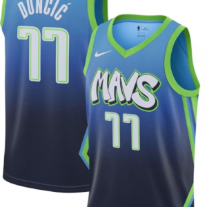 Nike Men's Dallas Mavericks #77 Luka Doncic Fri-FITcitry Editon Swingwin Jersey