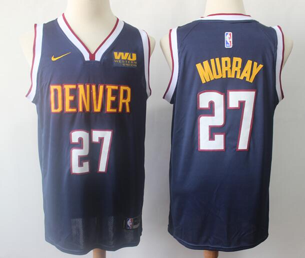 NBA Denver Nuggets #27 Jamal Murray Navy Blue Swingman 2018-19 Jersey