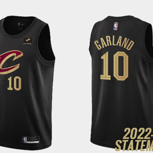 NBA Cleveland Cavaliers #10 Darius Garland 2022/23 Black Jersey