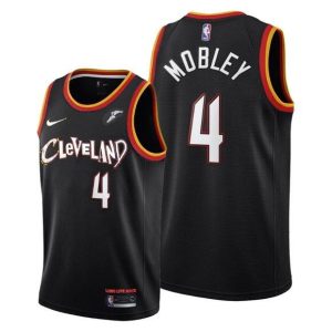 NBA Cleveland Cavaliers #4 Evan Mobley Black Jersey