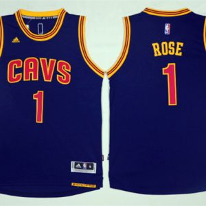 NBA Cleveland Cavaliers #1 Rose Blue Jersey