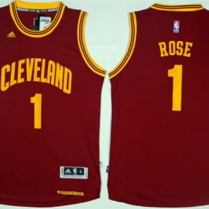 NBA Cleveland Cavaliers #1 Rose Red Jersey
