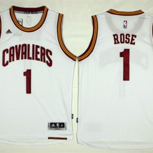 NBA Cleveland Cavaliers #1 Rose White Jersey