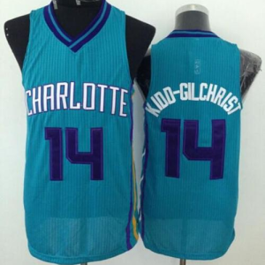 Revolution 30 Hornets #14 Michael Kidd-Gilchrist Light Blue Stitched NBA Jersey