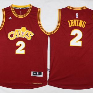 NBA Cleveland Cavaliers #2 Kyrie Irving Red Cavs Swingman Throwback Jersey