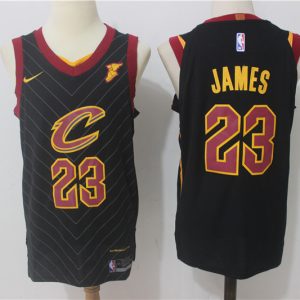 Nike NBA Cleveland Cavaliers #23 James Black Jersey