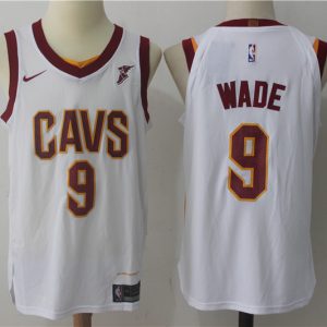 Nike NBA Cleveland Cavaliers #9 Wade White Jersey