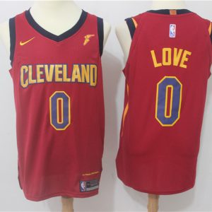 Nike NBA Cleveland Cavaliers #0 Love Red Jersey