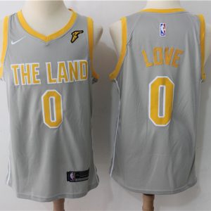 Nike NBA Cleveland Cavaliers #0 Love Grey New Jersey