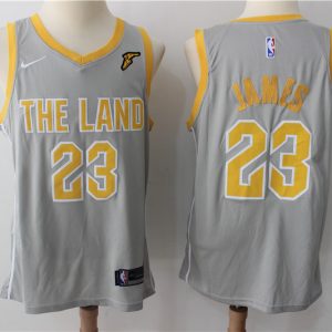 Nike NBA Cleveland Cavaliers #23 James Grey New Jersey
