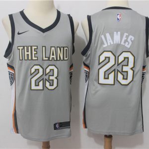 Nike NBA Cleveland Cavaliers #23 James Grey New Jersey