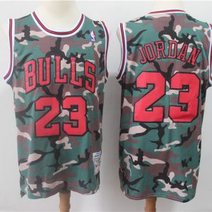 NBA Chicago Bulls #23 Jordan 2019 new Woodland Camo jersey