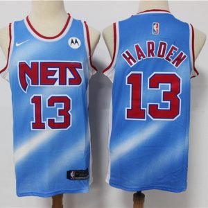 NBA Brooklyn Nets #13 James Harden 2020/21 Blue Jersey