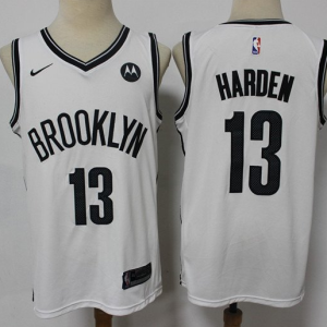 NBA Brooklyn Nets #13 James Harden White Icon Edition Swingman Jersey