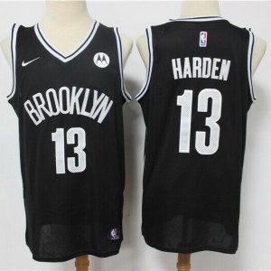 NBA Brooklyn Nets #13 James Harden Black Icon Edition Swingman Jersey