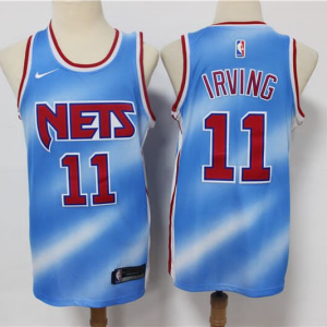 NBA  Brooklyn Nets White #11 Kyrie Irving 2020/21 Blue Jersey