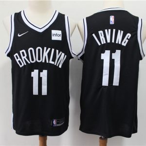 NBA Brooklyn Nets 11 Kyrie Irving Black Nike Men Jersey