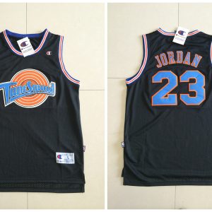 Michael JORDAN #23 Tune Squad Space Jam Movie Jersey Black