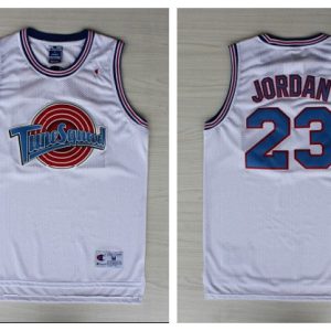 Michael JORDAN #23 Tune Squad Space Jam Movie Jersey White