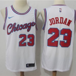 Nike NBA Chicago Bulls #23 Jordan White New Jersey