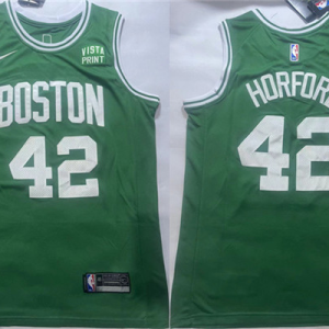 Men's Boston Celtics #42 Al Horford Green Icon Edition Stitched Basketball Jersey