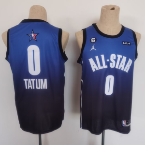 NBA 2023 All-Star #0 Jayson Tatum Blue Game Swingman Jersey