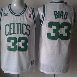Boston Celtics #33 Bird White  Swingman NBA jersey