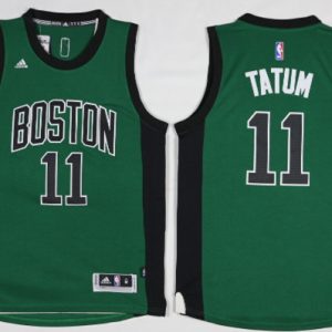Adidas NBA Boston Celtics #11 Tatum Green Jersey