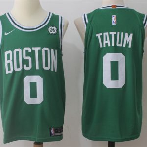 Nike NBA Boston Celtics #0 Tatum Green Jersey